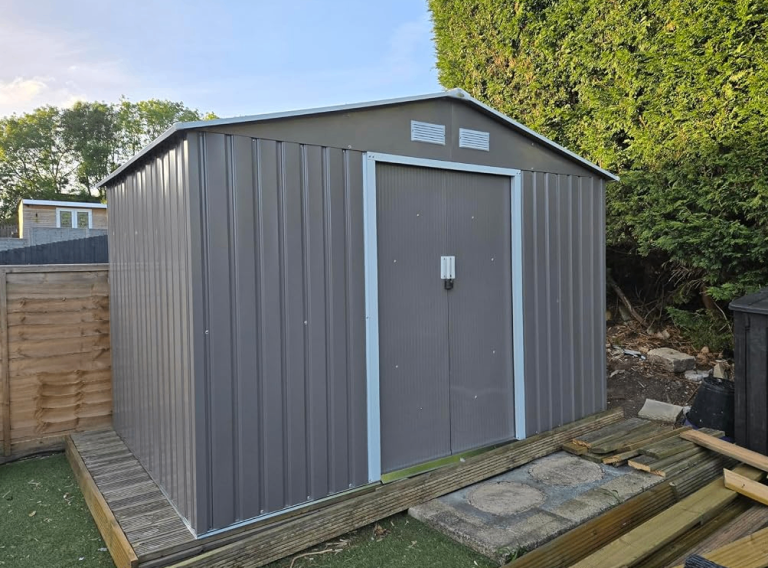 All Year Outdoor Garden Storage | Galvanised Metal Rust Resistant Sheds