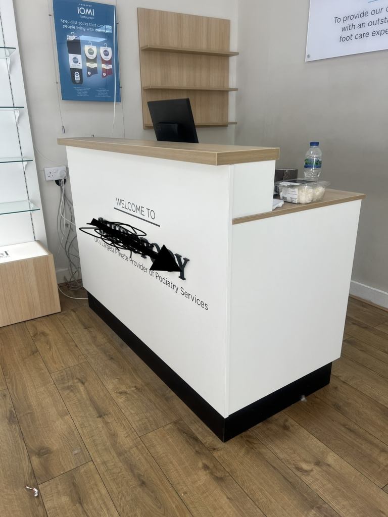 Reception Desk, Front Counter Desk.