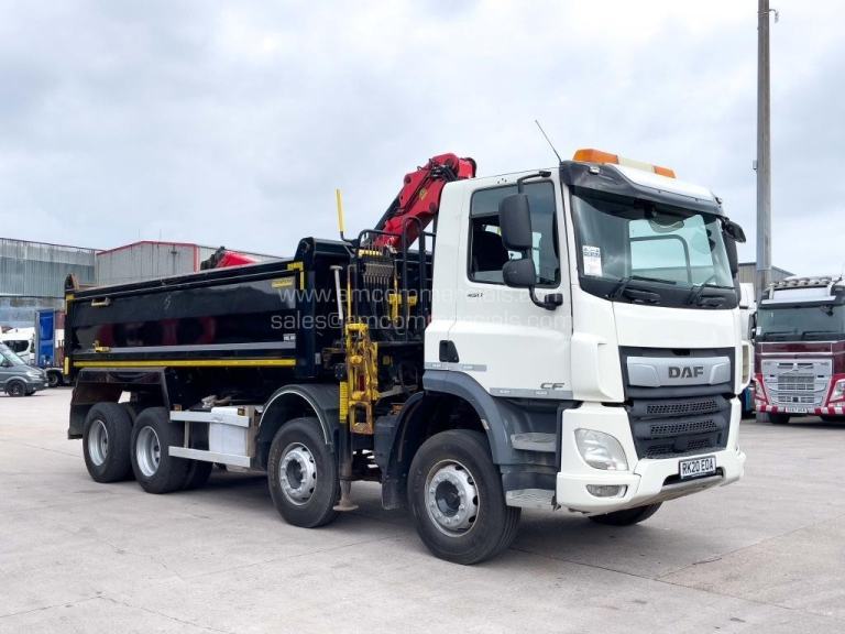 2020 (20) DAF CF 450 8X4 32T TIPPER GRAB