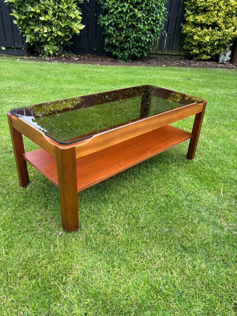 Mid Century "Myer" Coffee Table With Magazine Shelf 