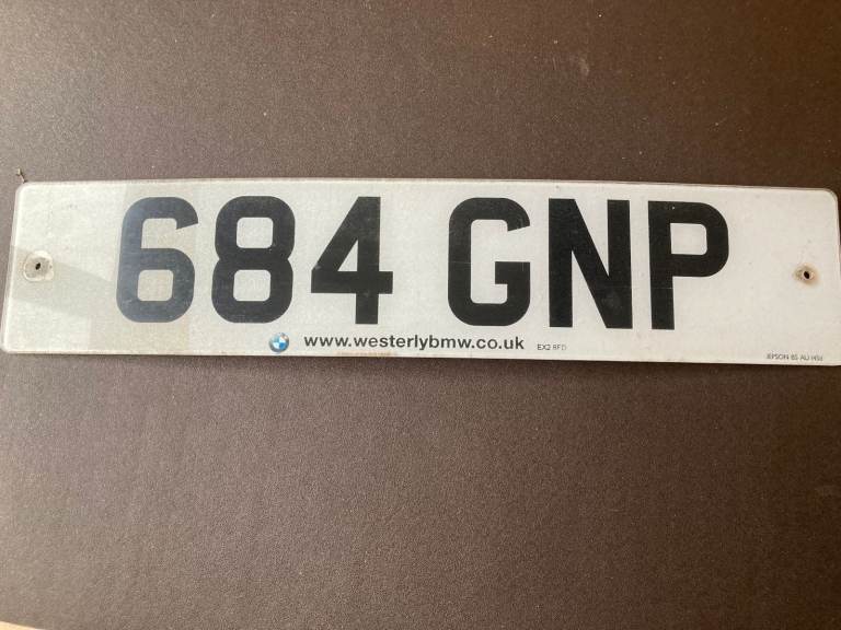 Private Number Plate for UK Vehicle