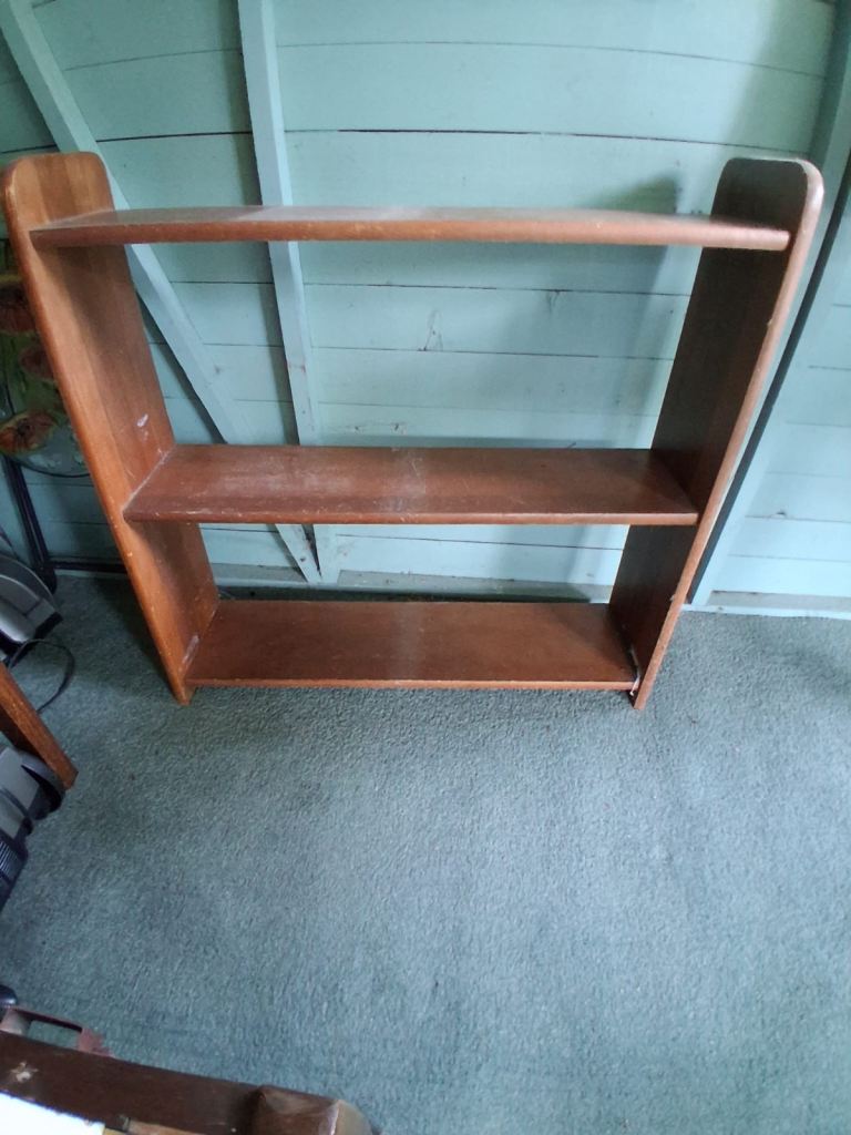 wooden book case shelf