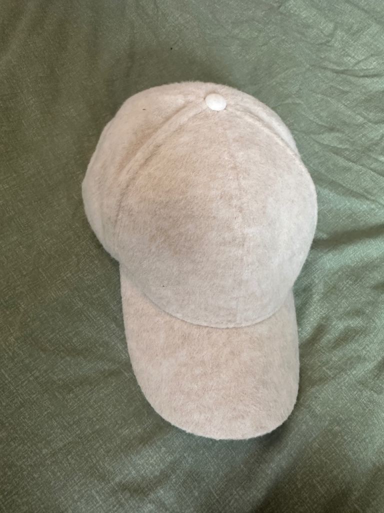 River Island Beige Cap - Fair Condition