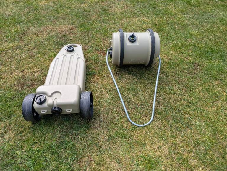 Caravan/motorhome Water Barrel and Waste Containers 