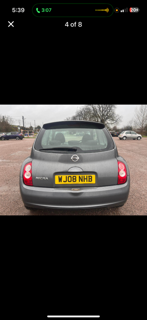 Nissan, MICRA, Hatchback, 2008, Manual, 1386 (cc), 3 doors
