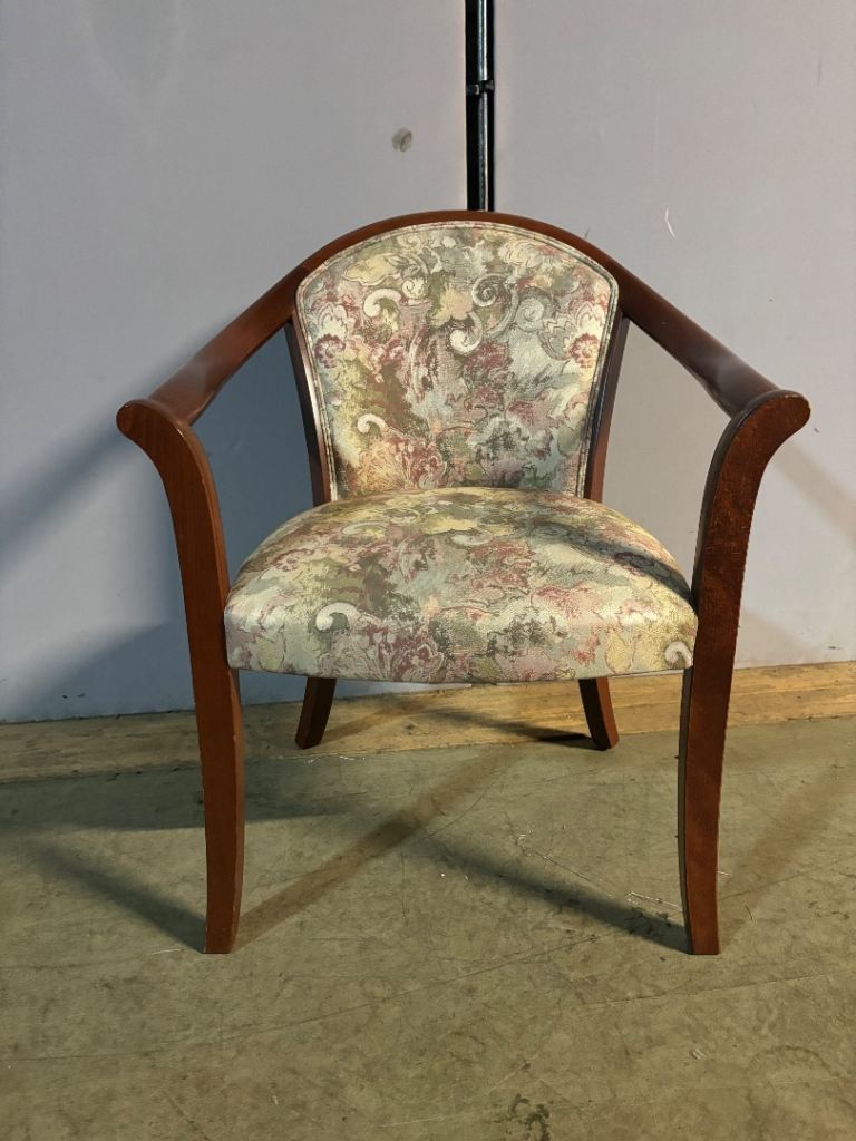 Wooden frame Parker knoll tub chair 