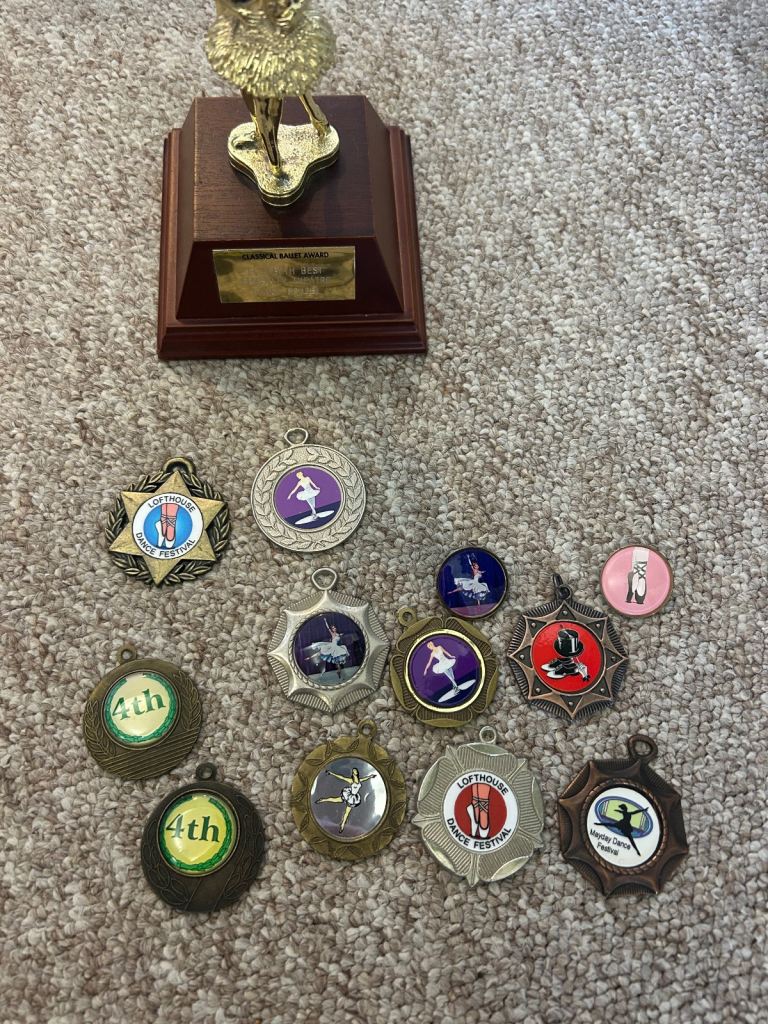 Free dancing medals & trophies 