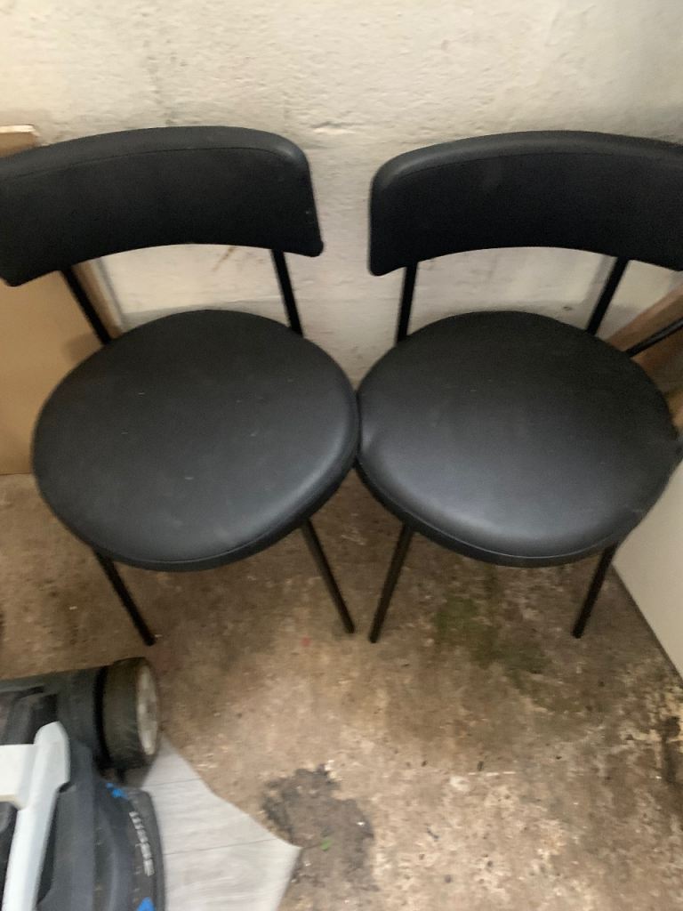 X2 leather fabric chairs  (NEW)