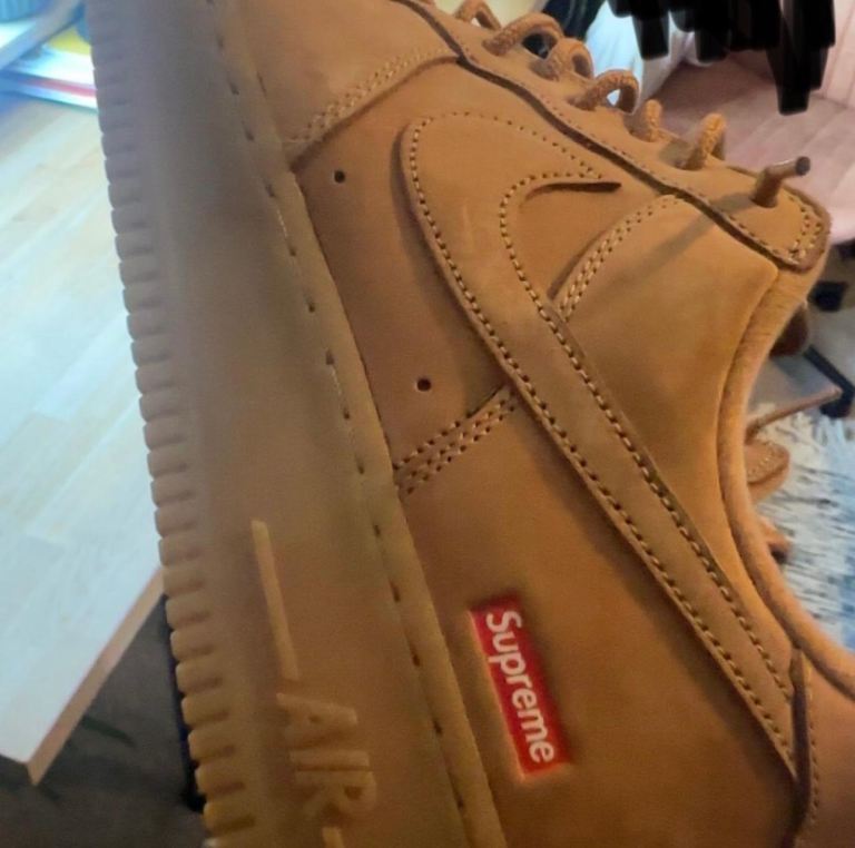 image for Nike Air Force 1 low Supreme Wheat
