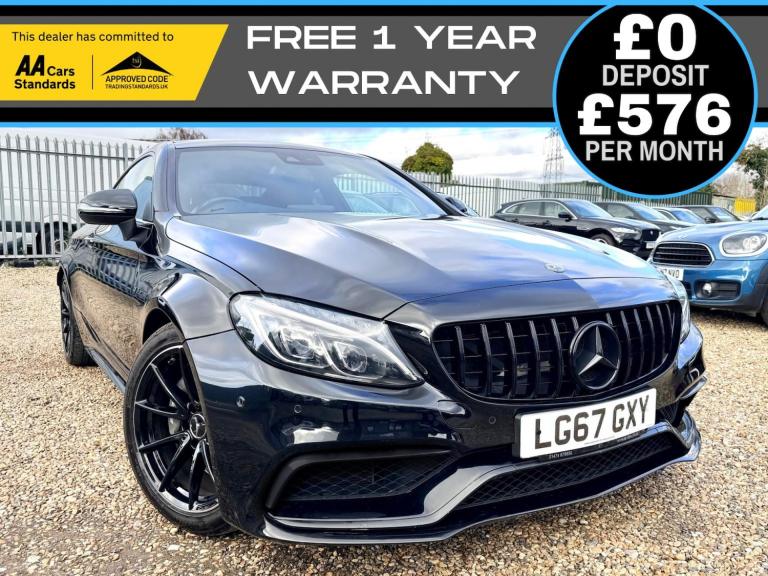 MERCEDES-BENZ C CLASS 4.0 C63 V8 BiTurbo AMG (Premium) Coupe 2dr Petrol SpdS
