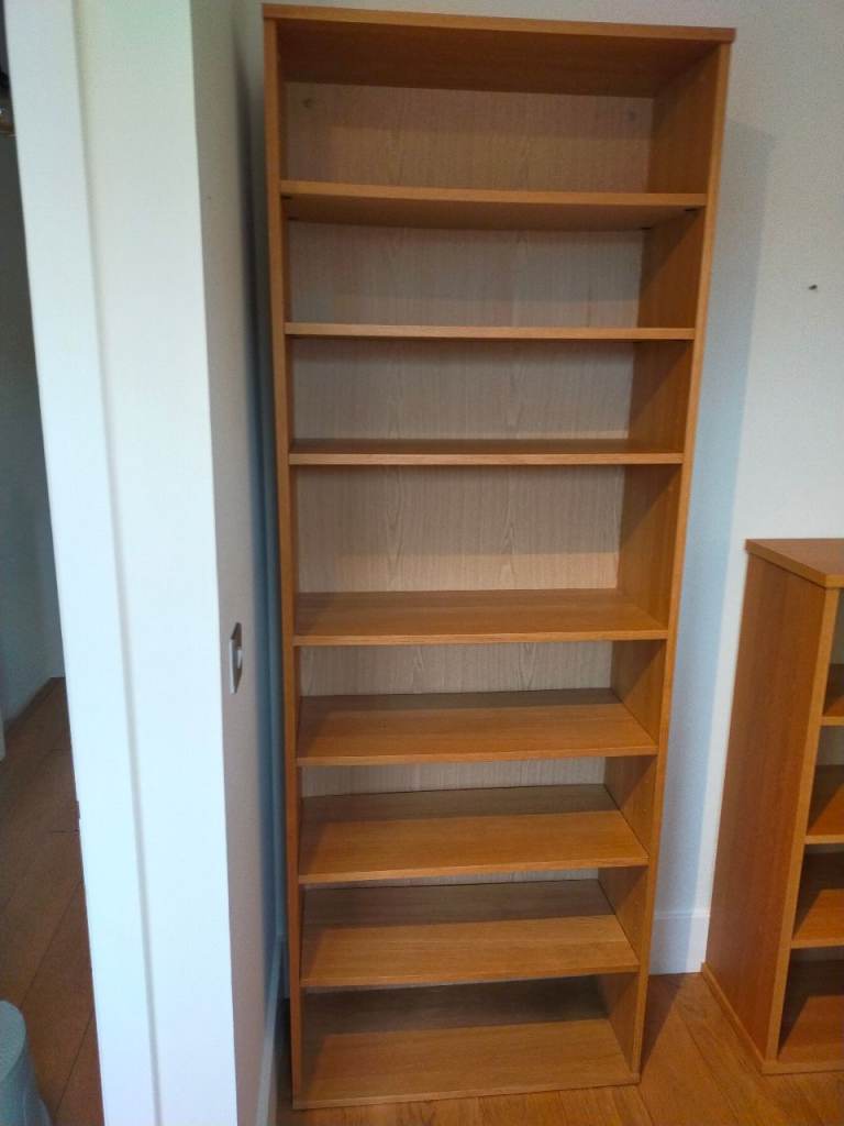 Abacus Oak 7 Shelf Tall Bookcase. Buyer Collects 