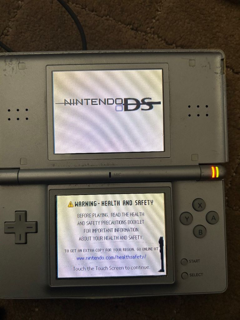 Nintendo DS Lite Console – Silver, With Games