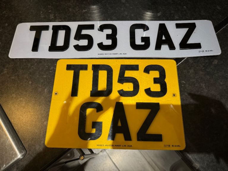 Private Registration for sale 