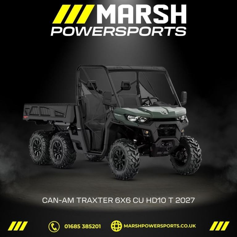 Traxter 6X6 XU HD10 T 2027 Model - Can-am Main Dealer - Reserve NOW!