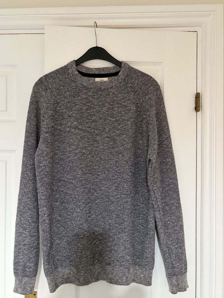 Next grey crew neck jumper, medium