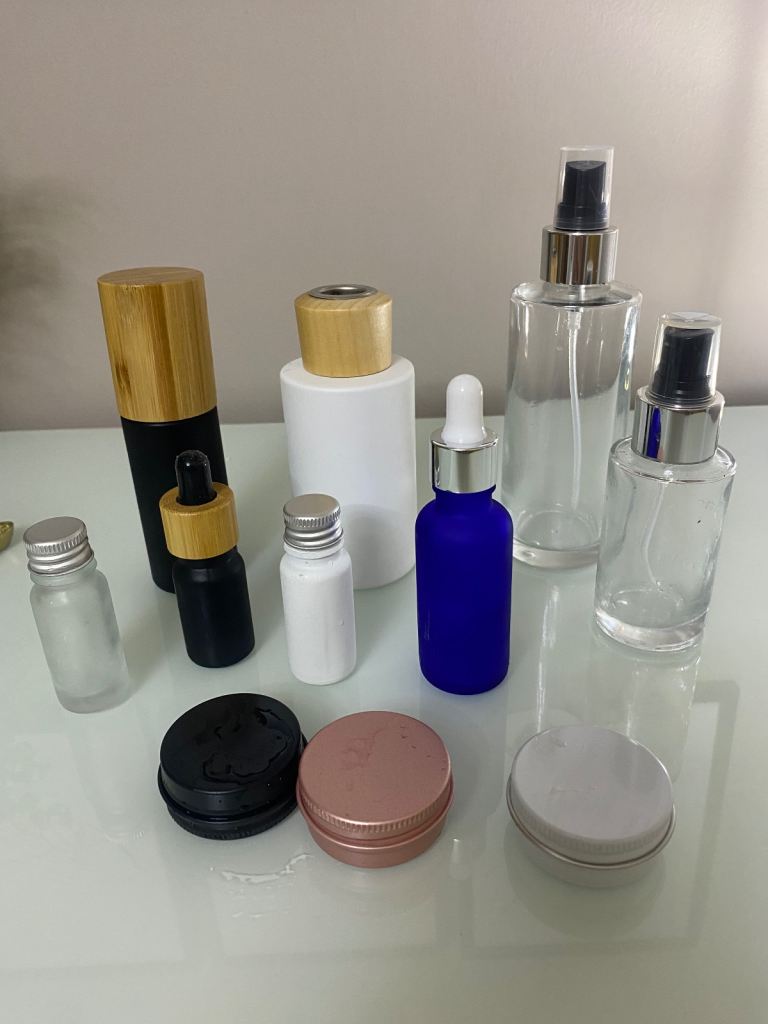Bottles for room spray and perfume