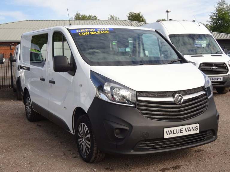 2016 Vauxhall Vivaro L1 H1 (SWB) DCB **CREW CAB** 1.6 CDTI 2900 Combi Van Diesel Manual