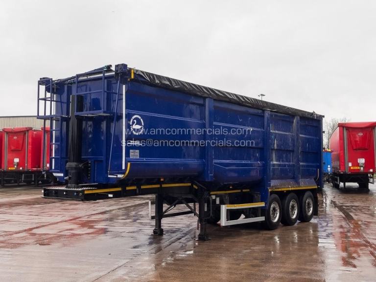 SWAN ST338 80ydÂ³ SCRAP TIPPER TRAILER 