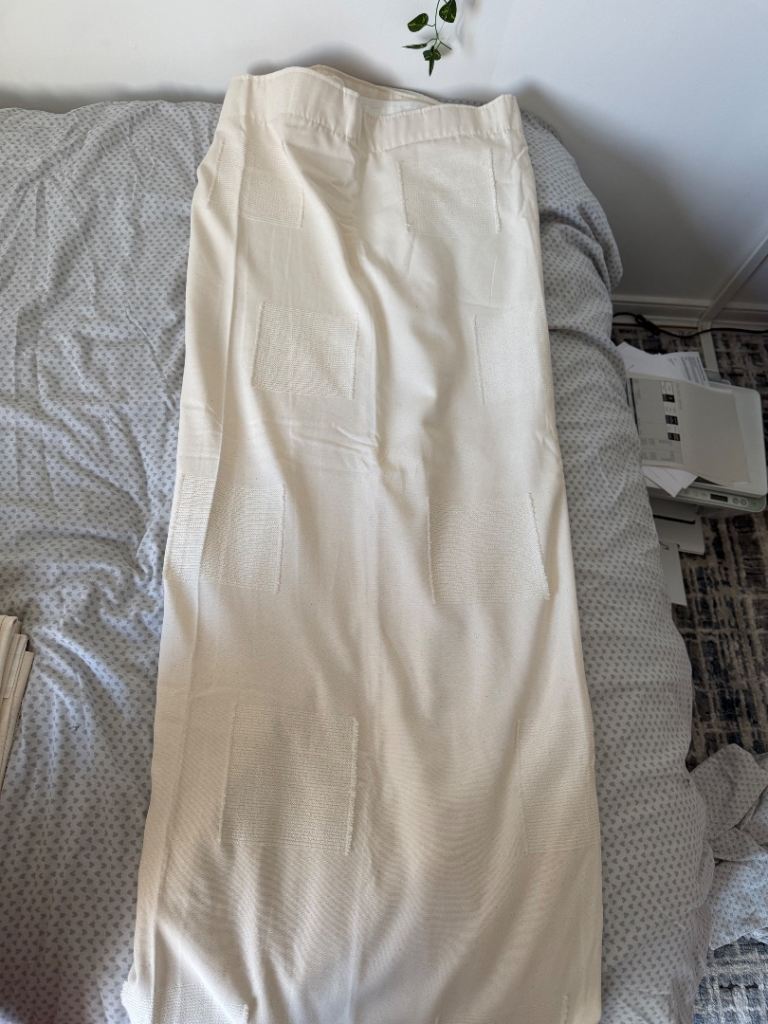 John Rocha Heavyweight Neutral Curtains – Excellent Condition
