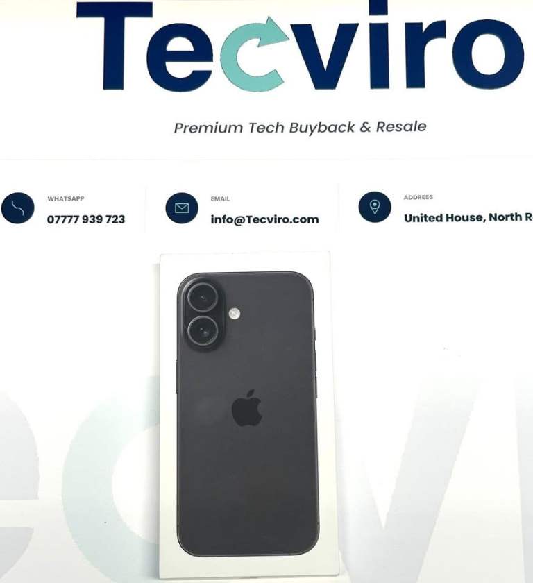 Brand new - iPhone 16 -128GB - Black - Unlocked