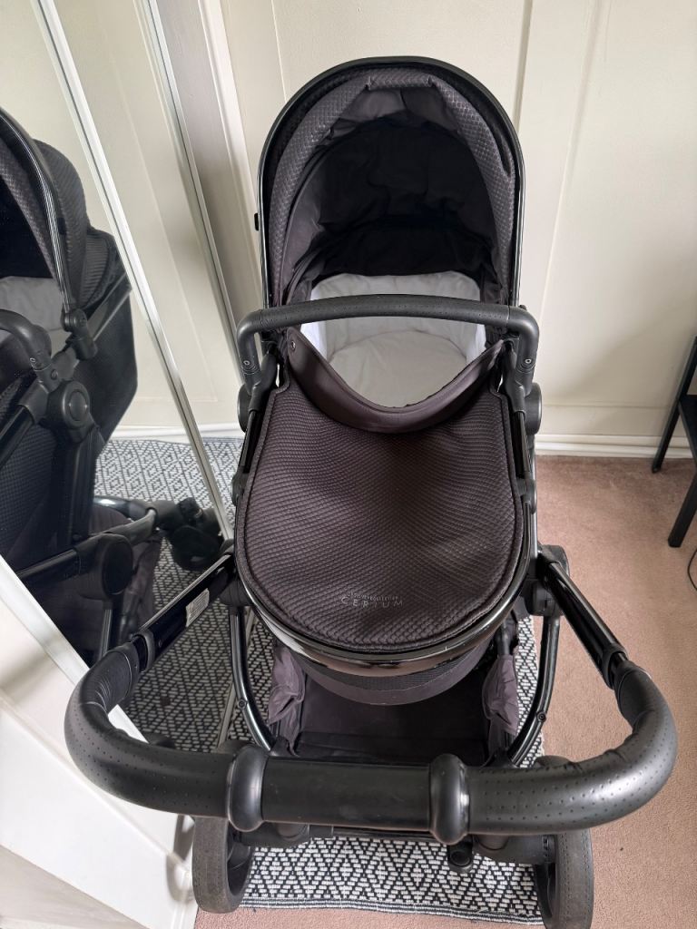 iCandy Peach Cerium Pushchair with Carrycot, Seat Unit, and Accessories – Good Condition
