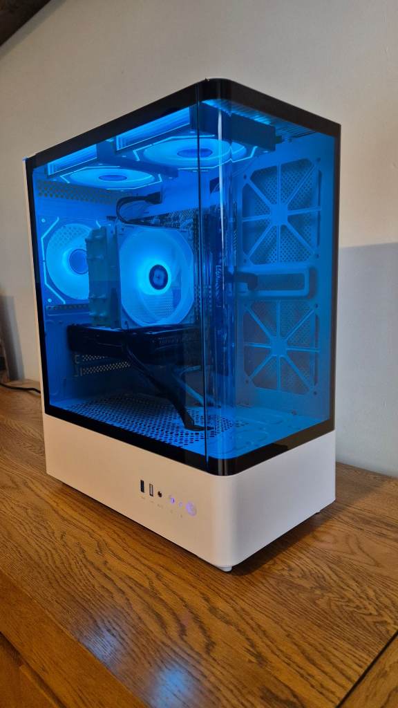 Custom Gaming PC – Ryzen 5 5600X | RX 6600 | 16GB DDR4 3600MHz | NVMe SSD | ARGB Case