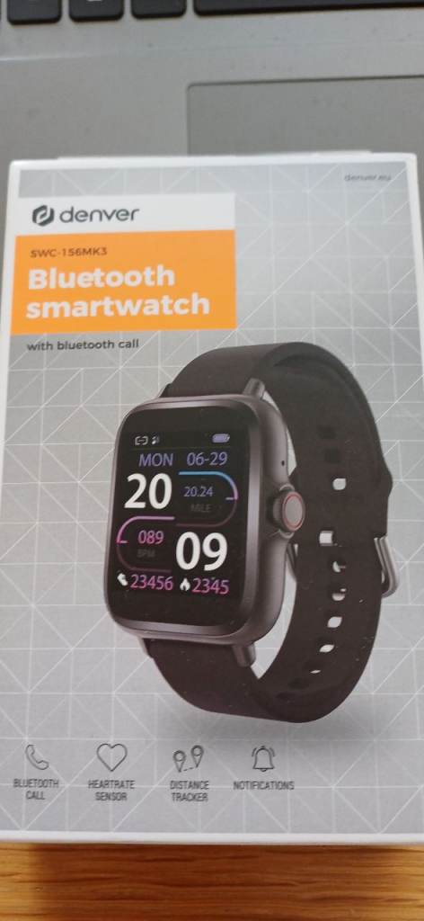 Denver SWC-150002 Bluetooth Smartwatch – New in Box