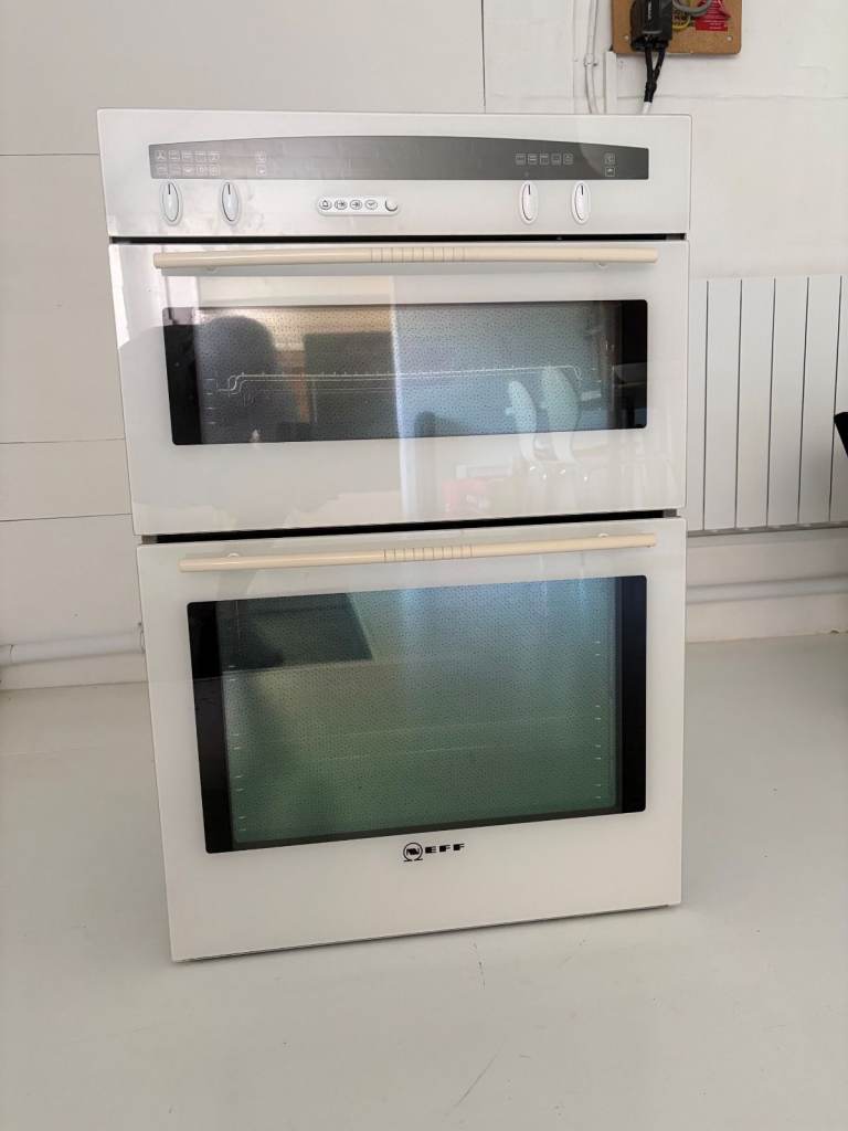 Neff Integrated White Double Oven
