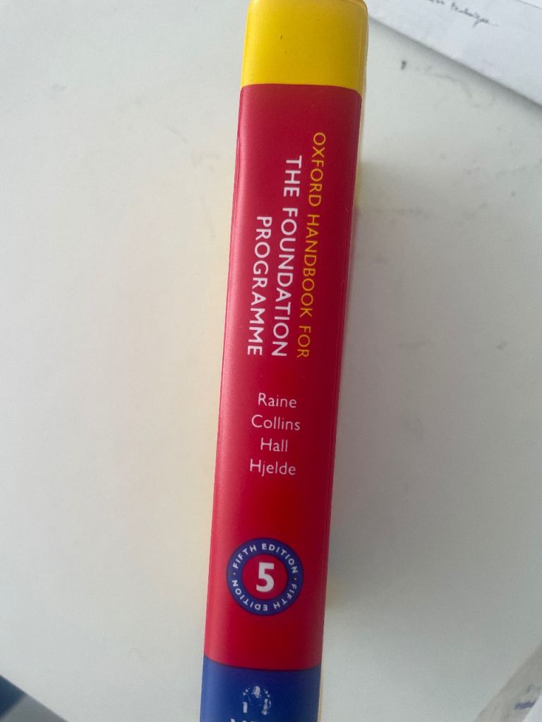 Oxford handbook for the foundation programme