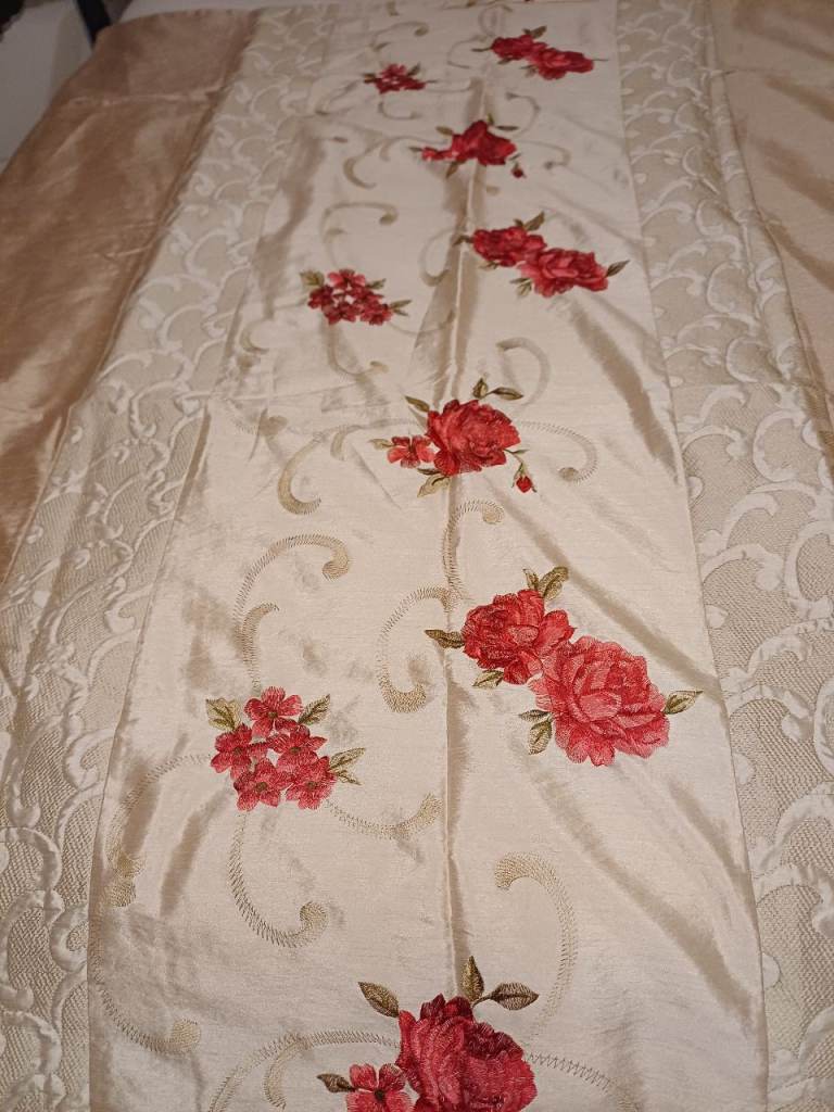 Floral double and single duvet cover