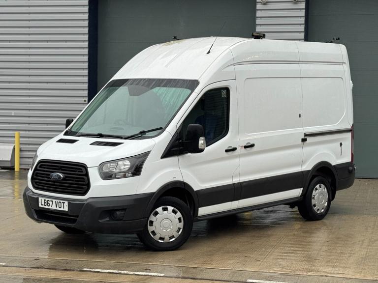 FORD TRANSIT 350 2.0 TDCI 2017 (67) MWB HIGH ROOF WORKSHOP PANEL VAN + 69,000 ML