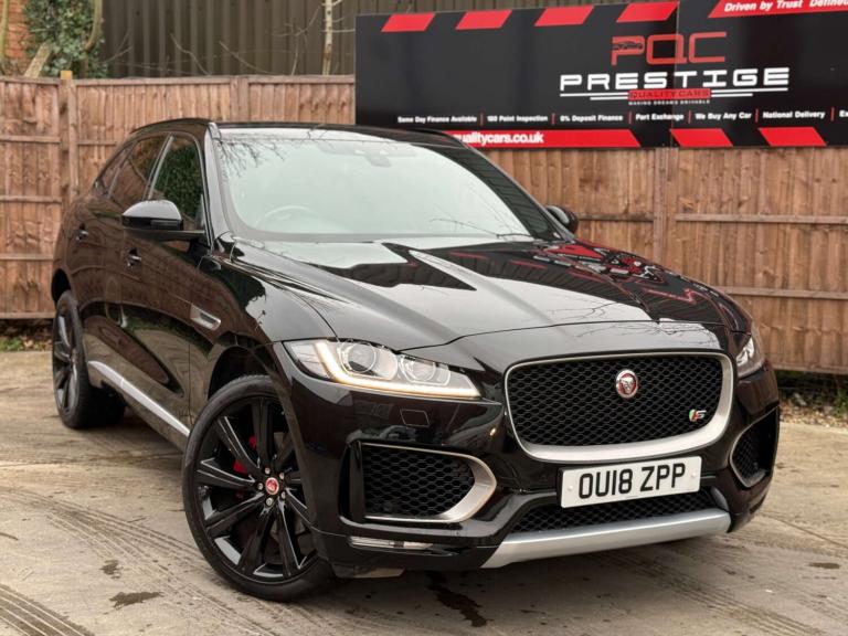 2018 Jaguar F-Pace 3.0 F-PACE V6 S AWD D Auto 4WD 5dr SUV Diesel Automatic