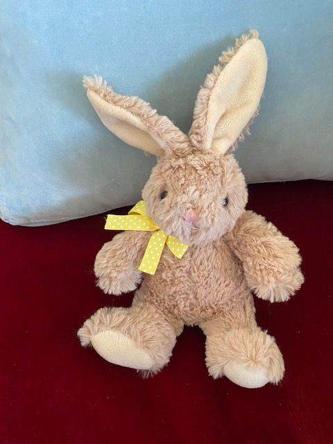 Soft toy, cute cuddly Bunny Rabbit, Waitrose, full length about 30cm, no ears 20cm