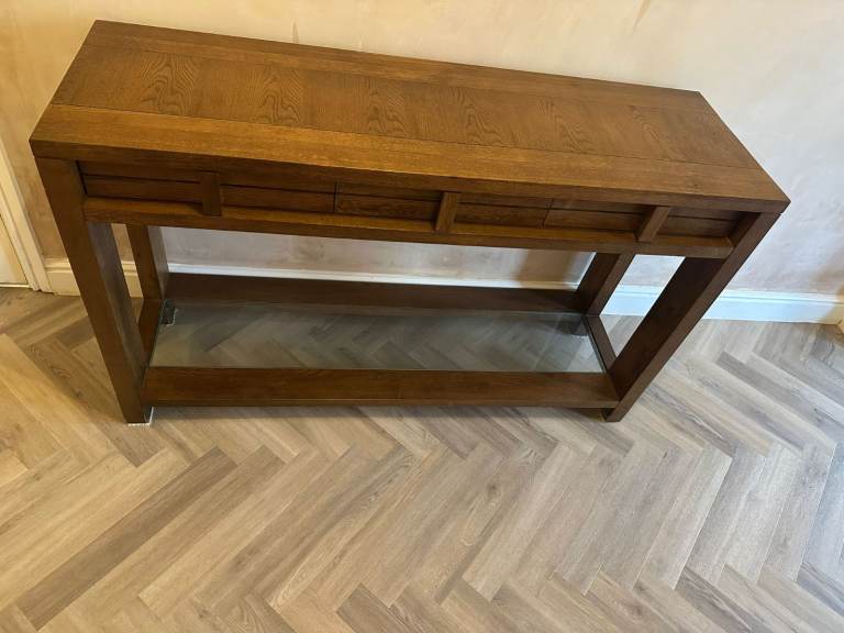 Console Table and Mirror