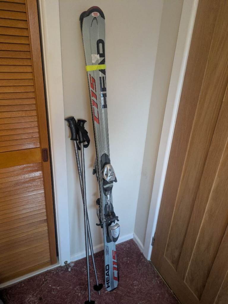 Head C115 Power Jacket Skis | in Newhaven, East Sussex | Gumtree