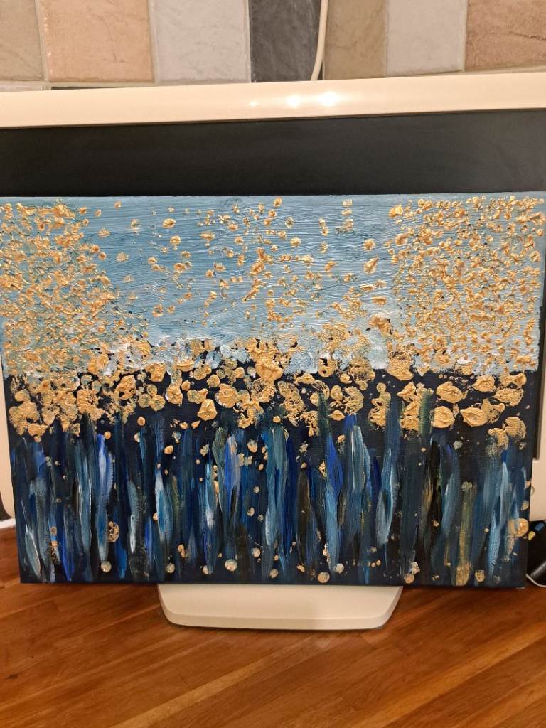 Painting on canvas signed on the back 