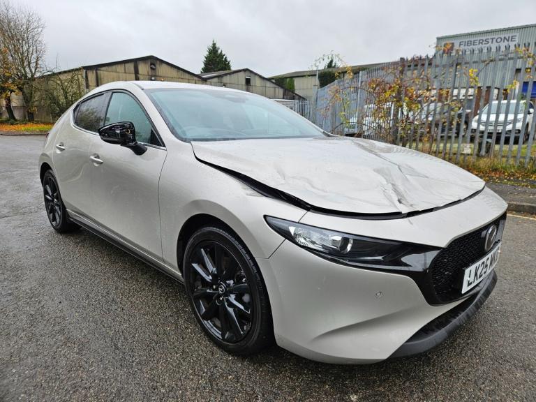 2025 25 MAZDA 3 2.5 e-Skyactiv G MHEV [140] Homura 5dr Auto Damaged Salvage