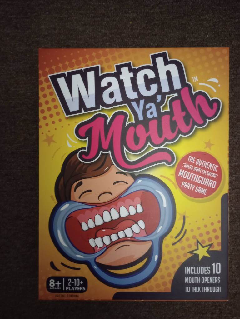 Watch Ya Mouth Board Game in excellent condition
