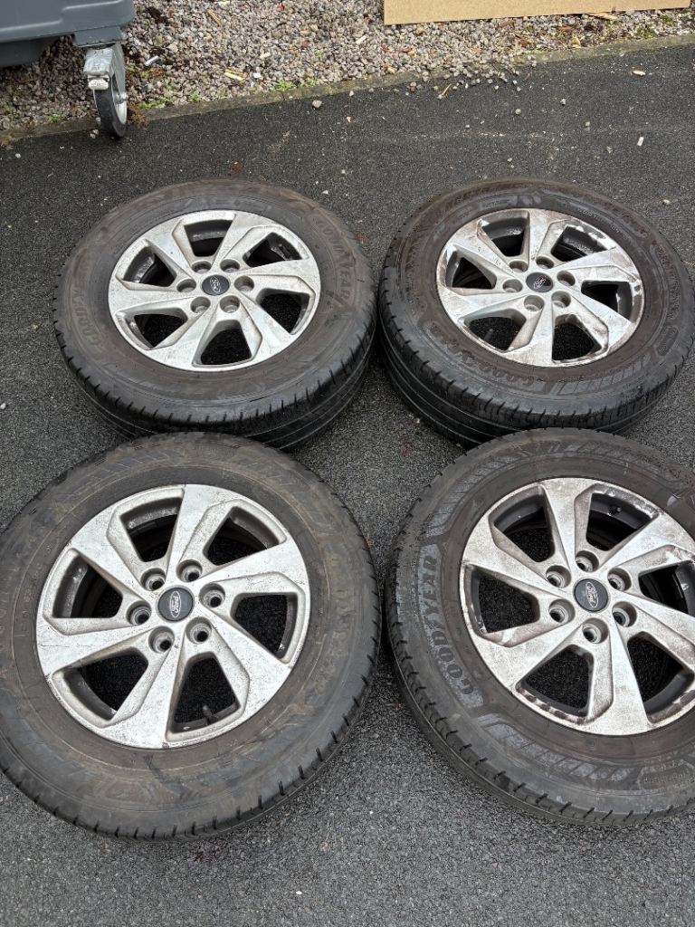2024 FORD TRANSIT CUSTOM 16 INCH ALLOY WHEELS & TYRES X 4