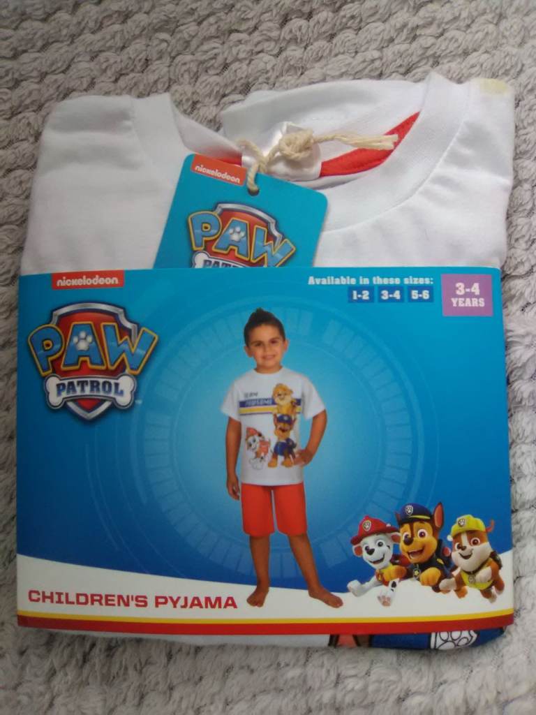 BNWT KIDS PAW PATROL SHORTIE SET - AGE 3-4 YRS