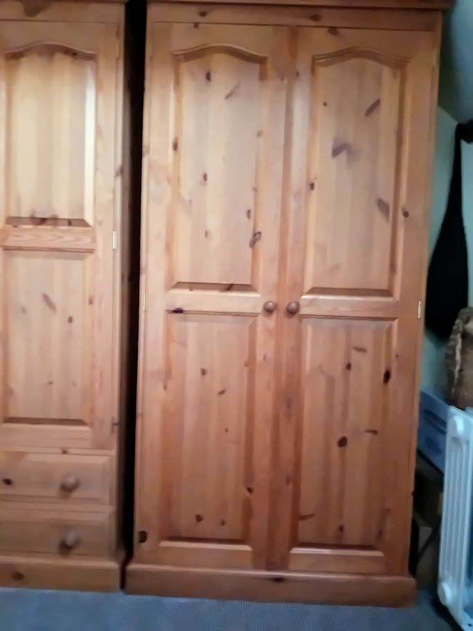 Pine Hand Made Wardrobe. Excellent