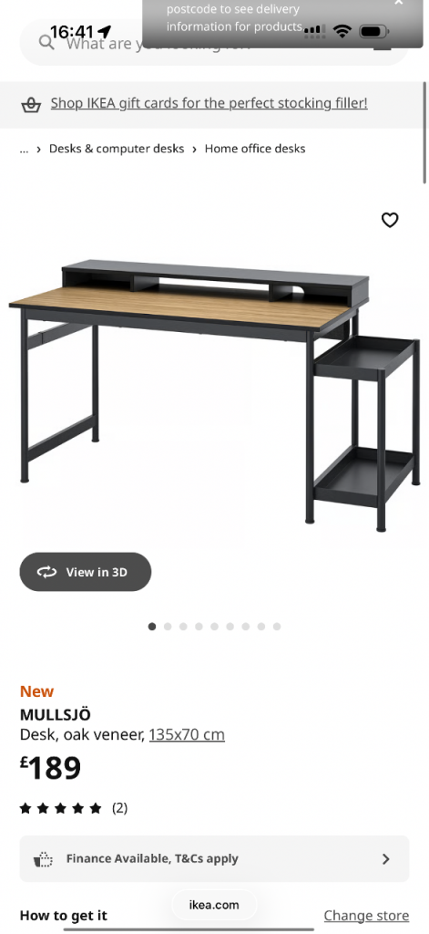 Ikea desk