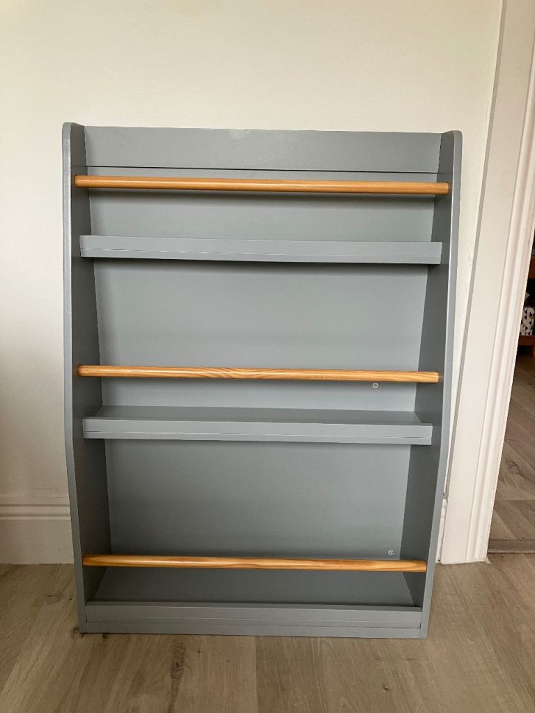 Dunelm Kids Grey Wooden Bookcase 