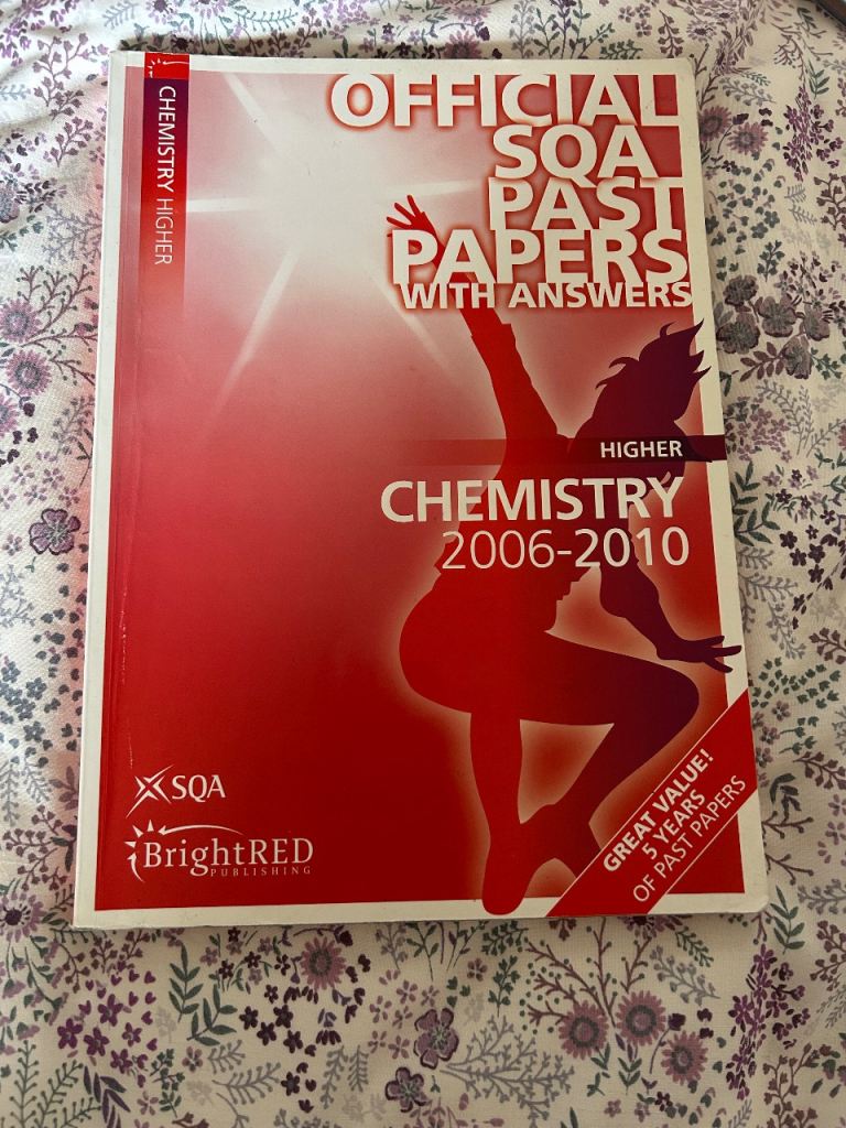 SQA Higher Chemistry Past Papers 2006-2010 with Answers