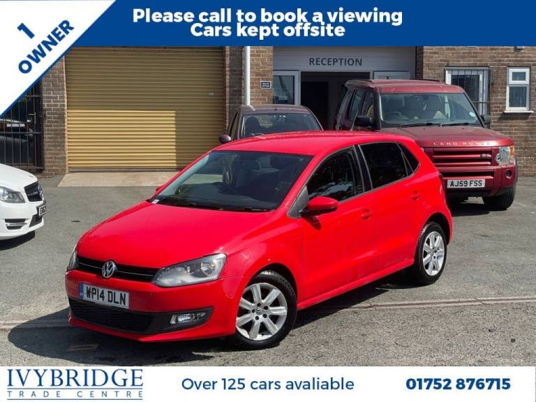 2014 14 VOLKSWAGEN POLO 1.4 MATCH EDITION HATCHBACK 5DR PETROL MANUAL EURO 5 (85