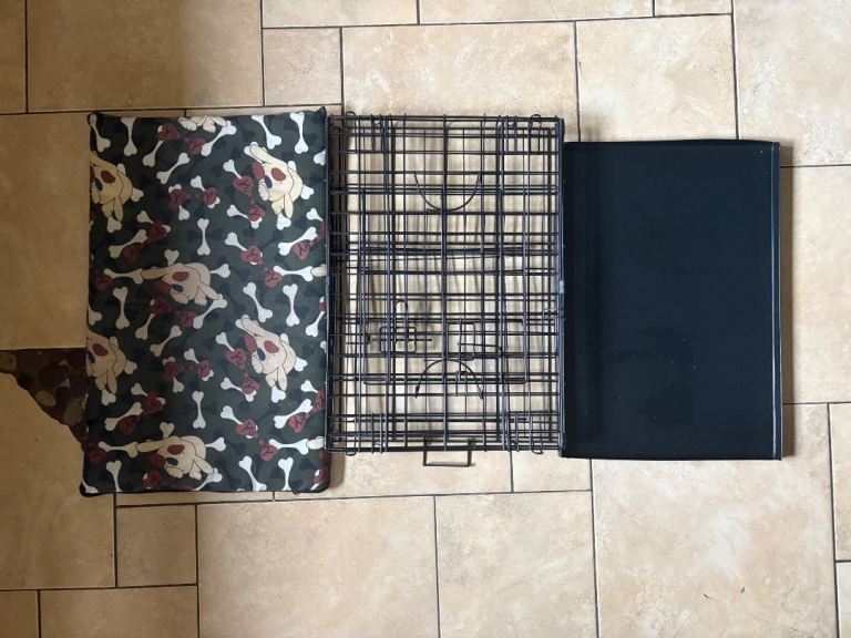 Dog crate and mattress