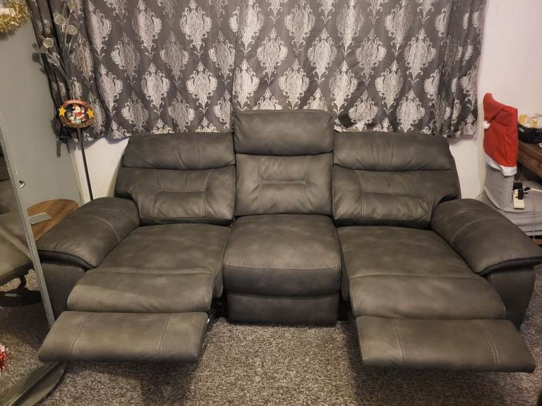 DFS Electric Recliner Sofa and Chair