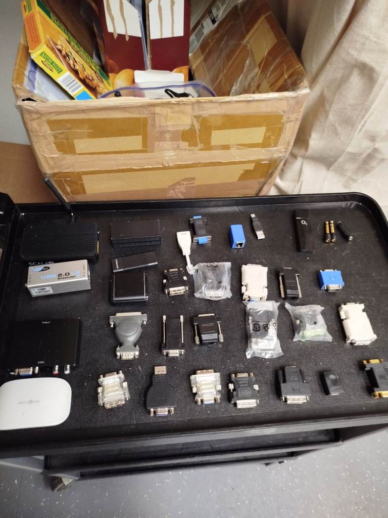 Job Lot of VGA, DVI, USB Adapters & Converters - Good Condition