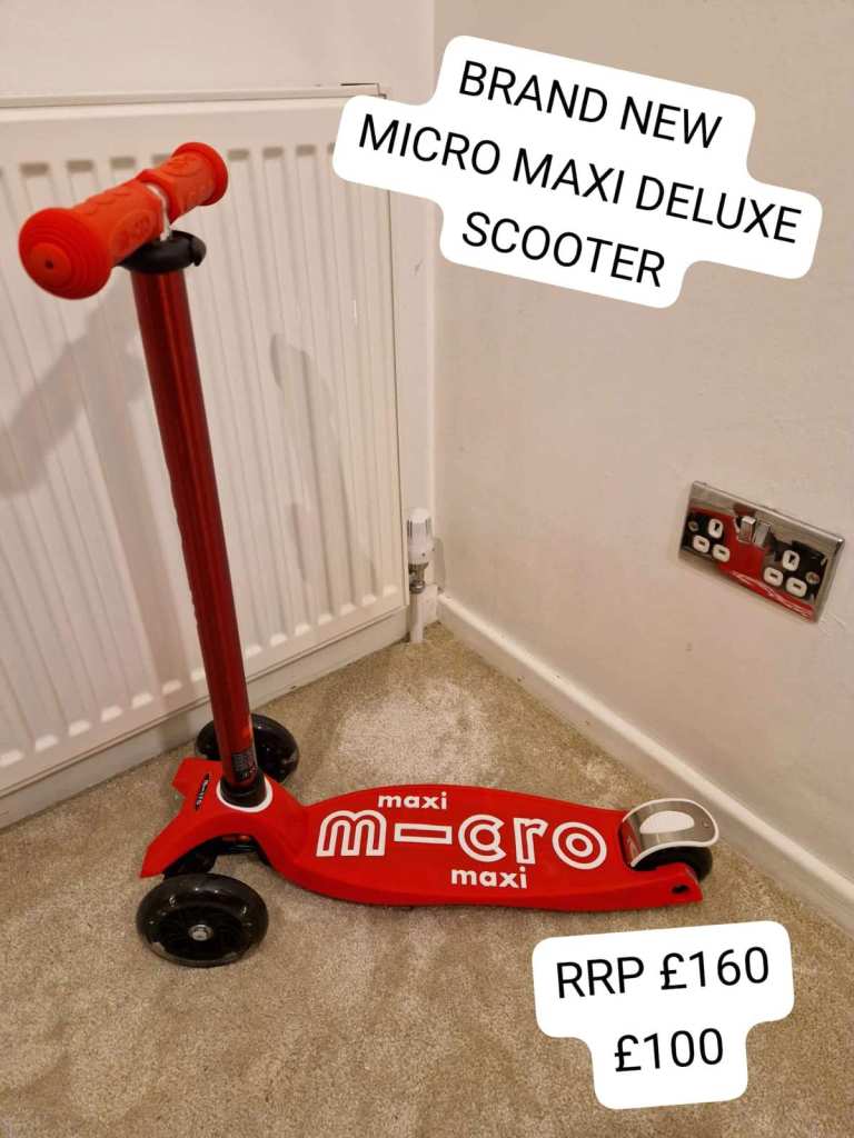 Brand New Micro Maxi Micro Deluxe Foldable Children's Scooter