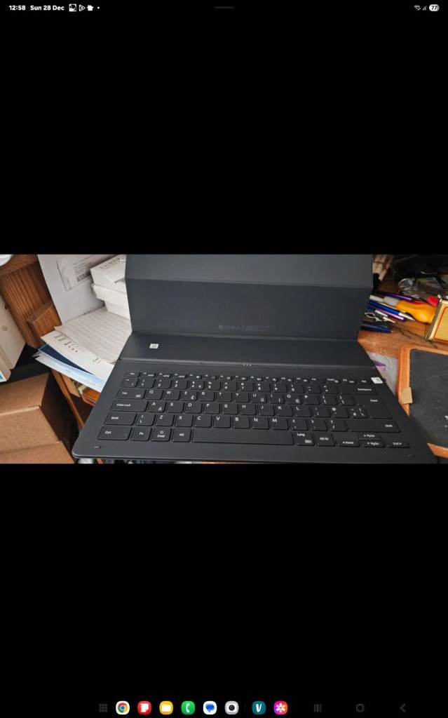 Samsung Galaxy Tab S9/10  Ultra book cover Keyboard Slim version model EF-DX910